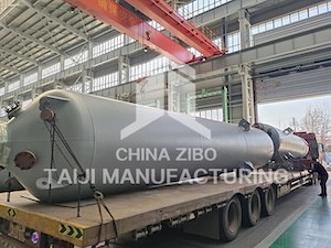 10- matuoklis Vertikalus nestandartinis stiklo iškloto laikymo bakas, sėkming...